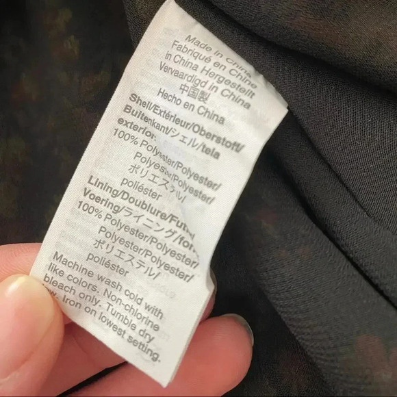 Madewell Short Sleeve Peplum Wrap Floral Blouse Top XXS - Picture 9 of 10